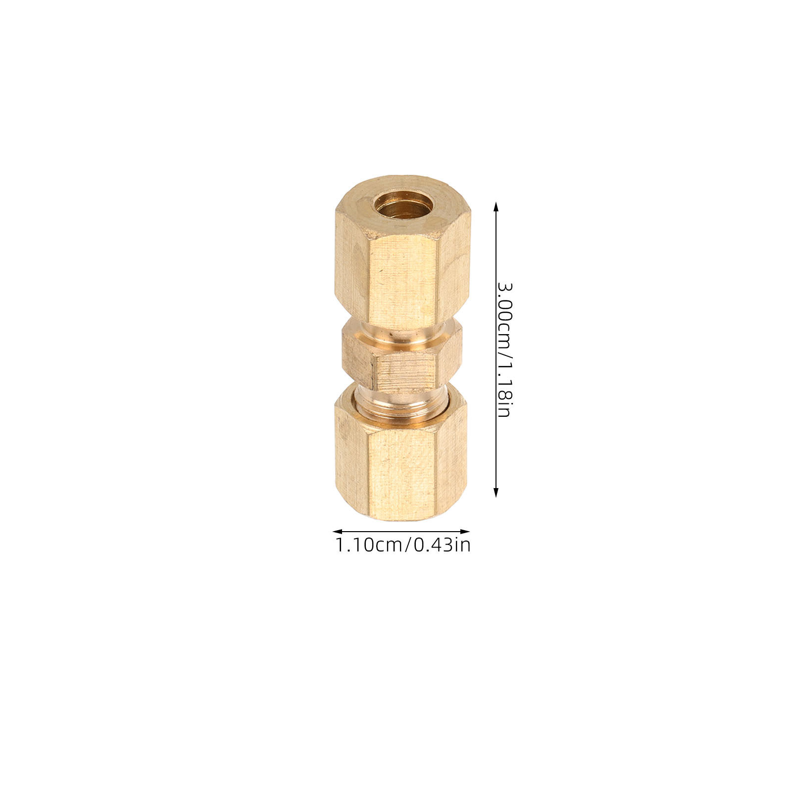 10Pcs Brass Brake Line Union F - Compression Fitting Brass review and price